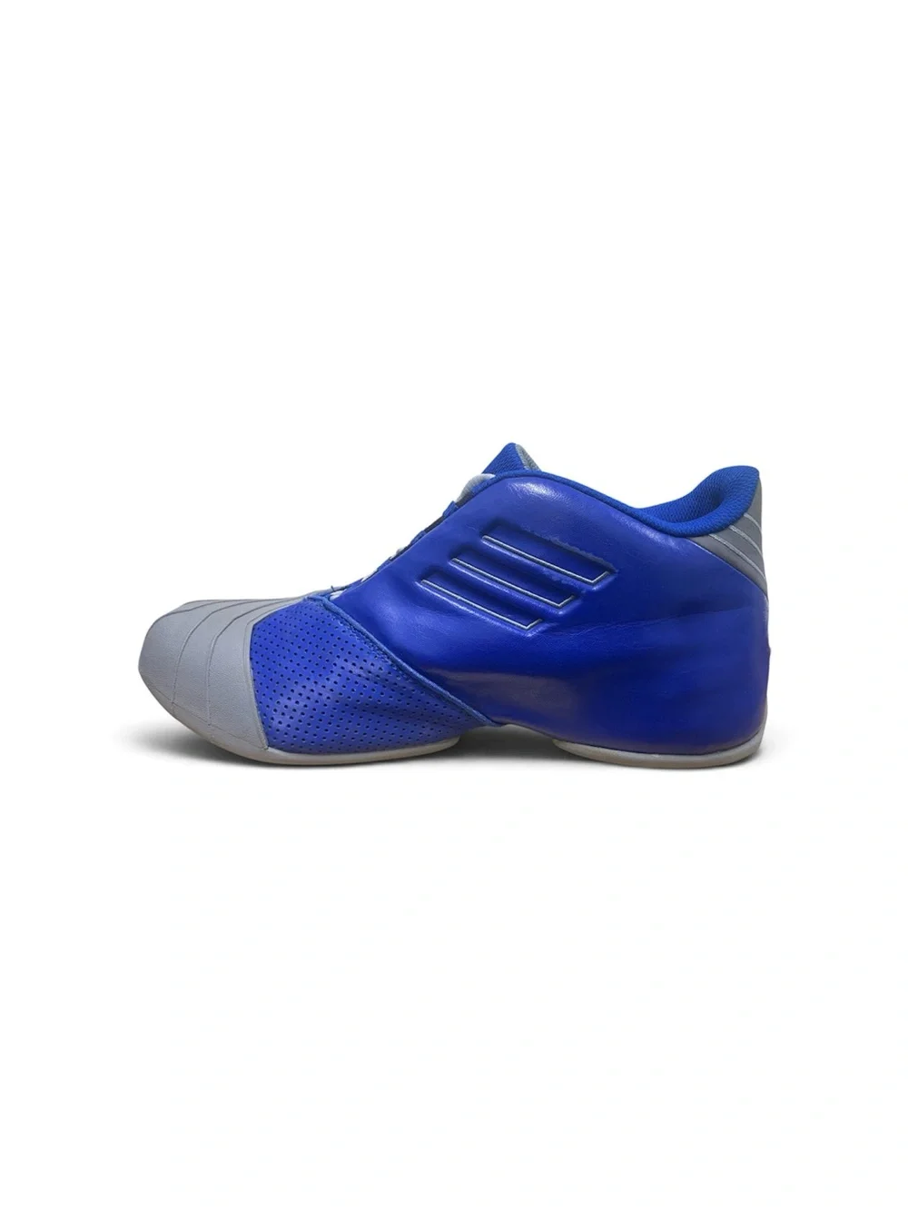 VTG 2012 Mens Royal Blue Grey Adidas NBA T-Mac 1 Retro Basketball Shoes Sz 12